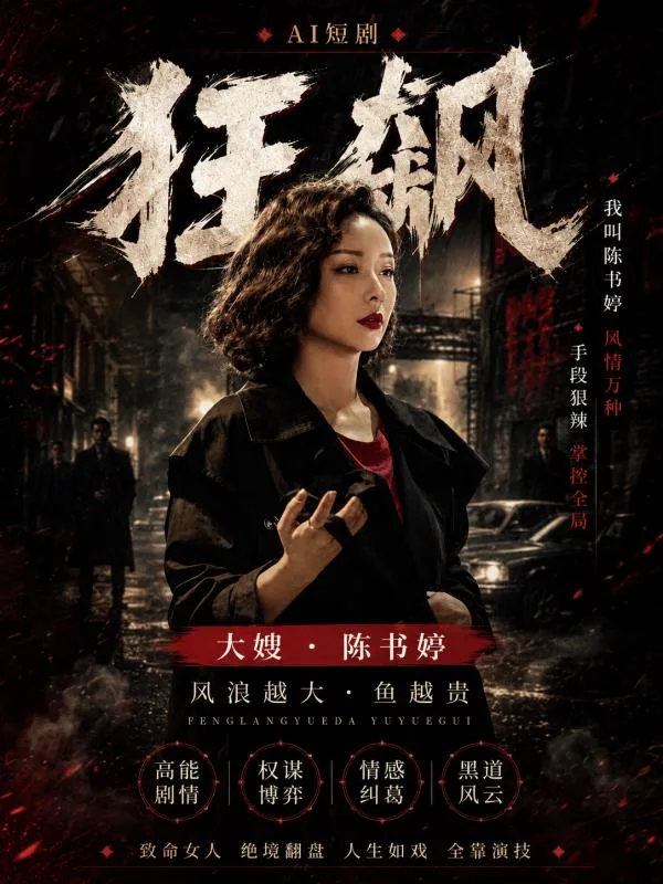 狂飙 高叶 陈舒婷 黑帮世界中女子肢体纠缠情欲升温 权谋暧昧戏码 ai短剧 ai成人 犯罪剧隐秘激情故事让人紧张心动